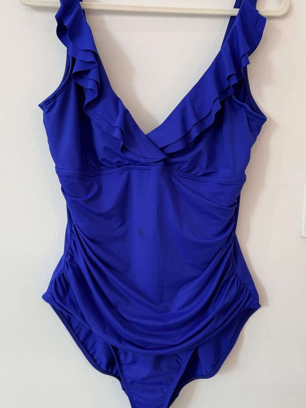 Lauren Ralph Lauren Royal Blue One‑Piece Slimming Swimsuit.